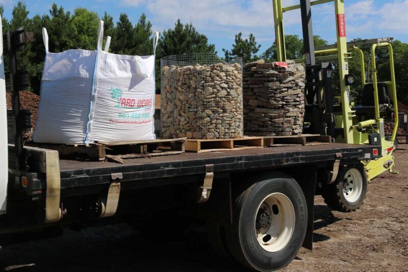 Palletized Stone Yard Works Landscape Supply